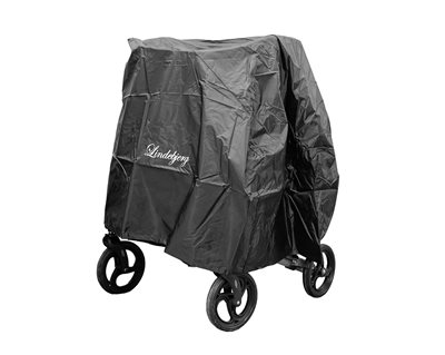 Regnslag til rollator - Sort 