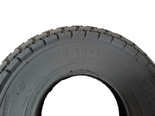 Dæk 2.5x4 grå
