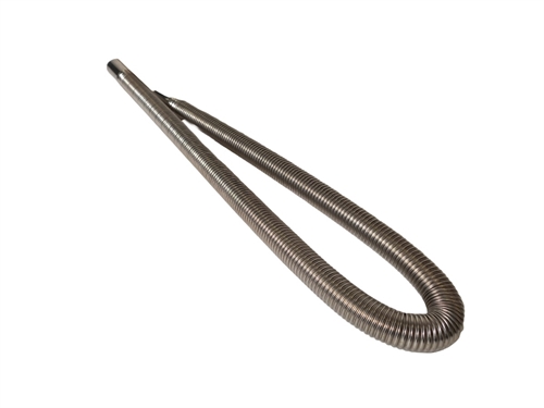 Udstødningsrør til oliefyr, 1m