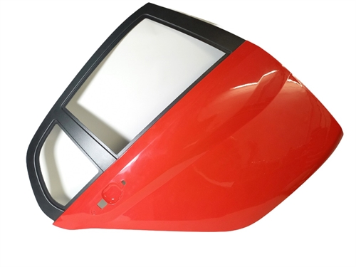 Kåbe, dør, LAVA rød, højre, Country II