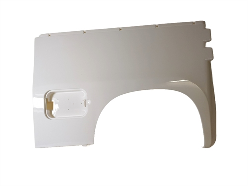 Kåbe bag, venstre side, hvid, Freedom Pickup