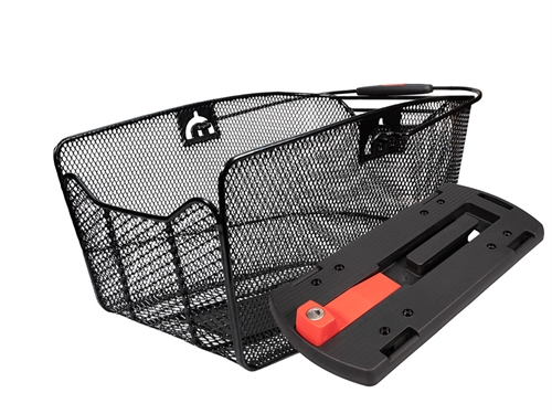 Bagkurv - Klickfix City Max + Adapter til KLICKFIX bagkurv 