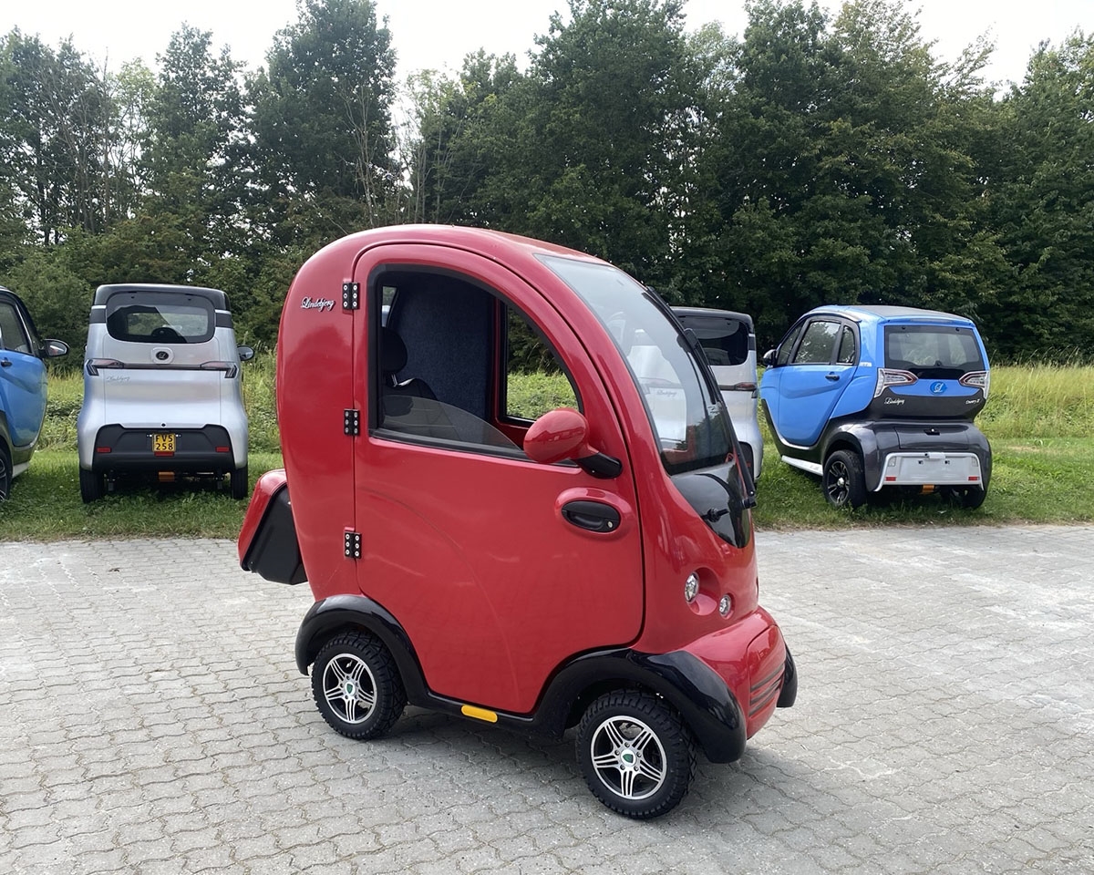 City Kabine rød - 2 års garanti