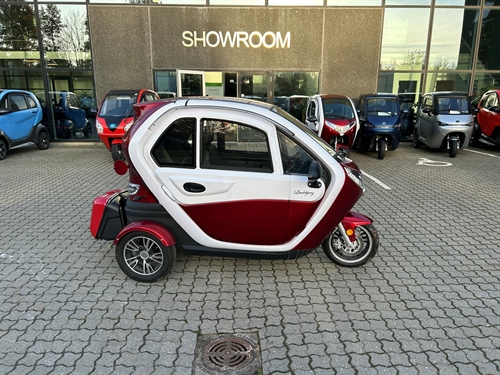 Urban rød/hvid med Oliefyr - 2 års garanti