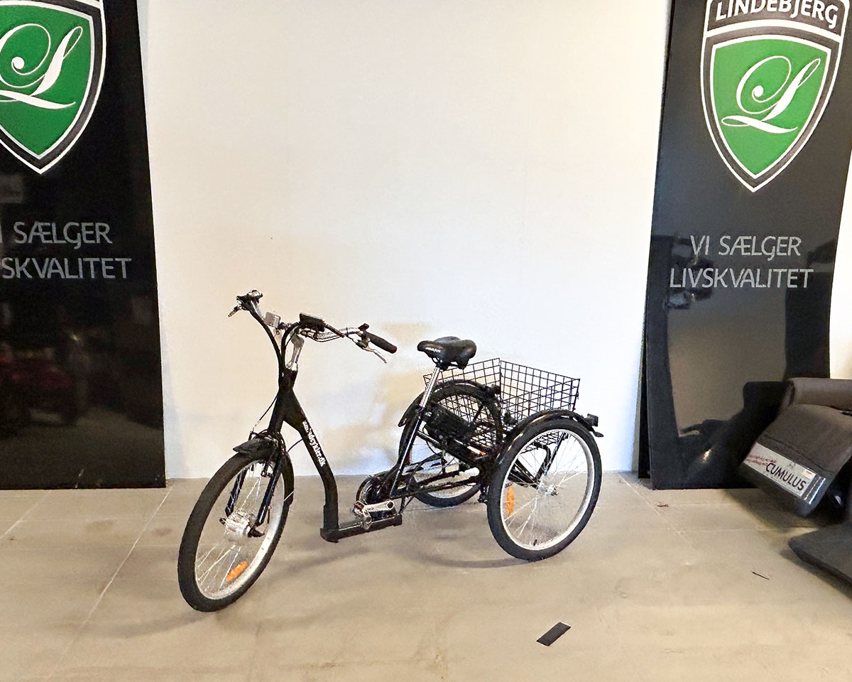 Amladcykler 3-hjulet el-cykel