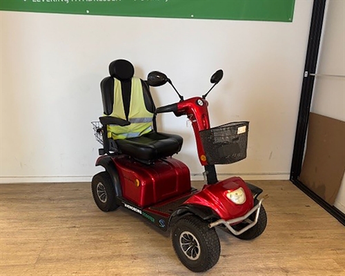 Elscooter 4-hjul rød