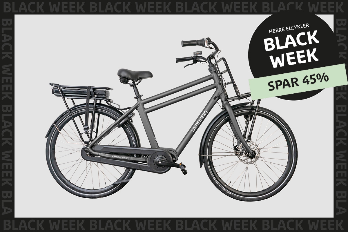 Lindebjerg 28\'\' Elcykel - Cargo Long Range H