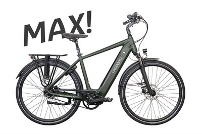 Lindebjerg 28'' Elcykel Center Royal MAX H - Mat grøn