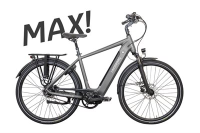 Lindebjerg 28'' Elcykel Center Royal MAX H - Stone grey