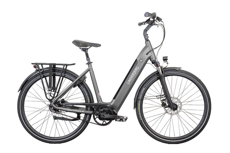 Lindebjerg 28\'\' Elcykel Center Royal - Stone grey