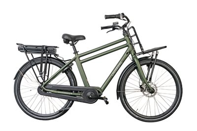 Lindebjerg 28'' Elcykel Cargo Long Range H - Mat Grøn