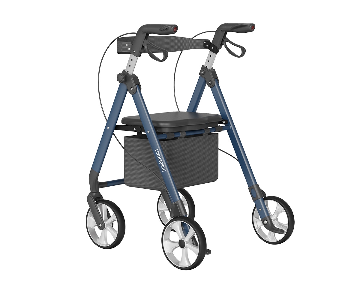 Lindebjerg Rollator HF 225 letvægt - Blå