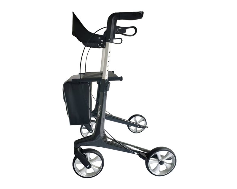 Lindebjerg Rollator - HF-250 letvægts - Sort