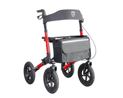 Lindebjerg Rollator - SPAR 1.500 - HF-200 - Metal Rød