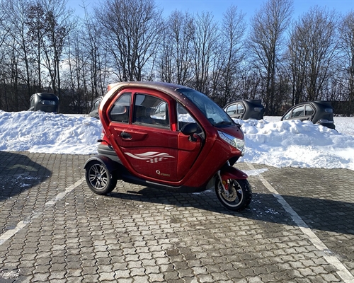 E-Force rød/hvid 25 km/t