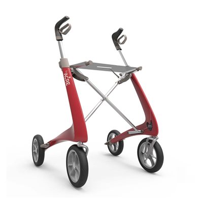 Rollator - ByACRE Carbon Ultralight - Rød