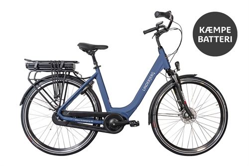 Lindebjerg 28'' Elcykel Center Extreme 46cm - 17,4Ah/626Wh - Mat Blå