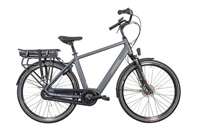 Lindebjerg 28'' Elcykel Center Long Range H - Stone Grey
