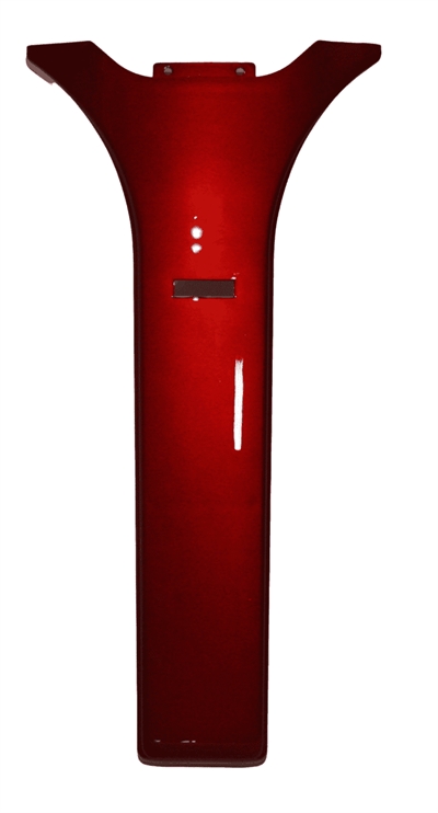 Kåbe, styr, front, rød
