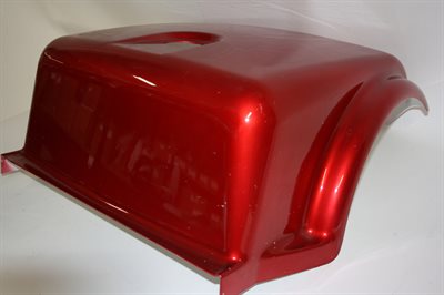 Kåbe, bag, rød, LM-400