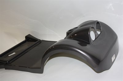 Kåbe, front, grå, LM-350