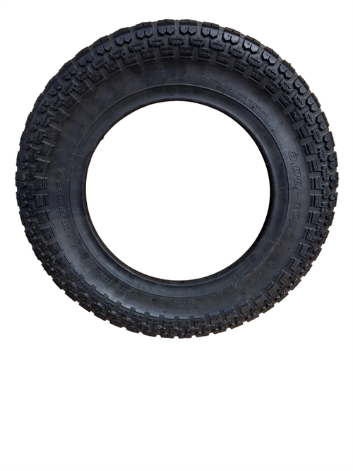 Dæk 3.00-10" Sort