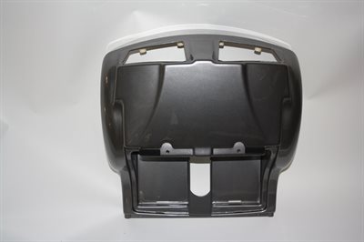 Kåbe, bag, grå, LM-350-500 A