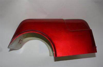 Kåbe, bag, rød, LM-200