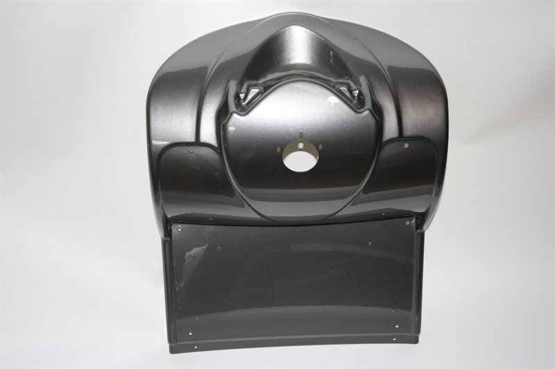 Kåbe, front, grå, LM-500-A