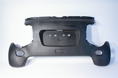 Kåbe bag - sort - country (nummerplade)