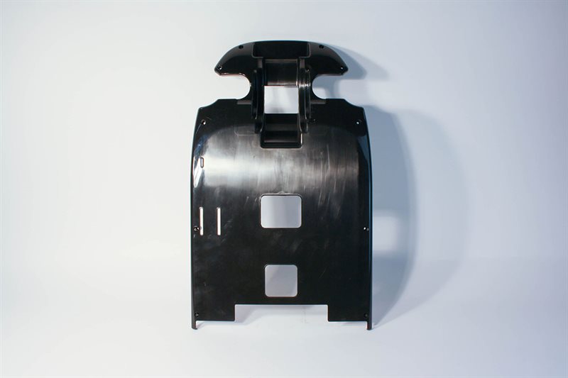 Plastikkåbe bundplade bag LM-75