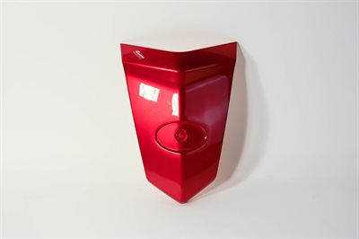Kåbe, front, midt, blank rød, LM-Speed 25