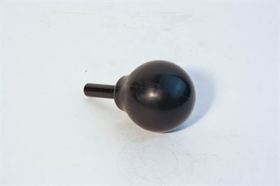 Knop, rund sort kugle f. styrlås Ø=50 mm