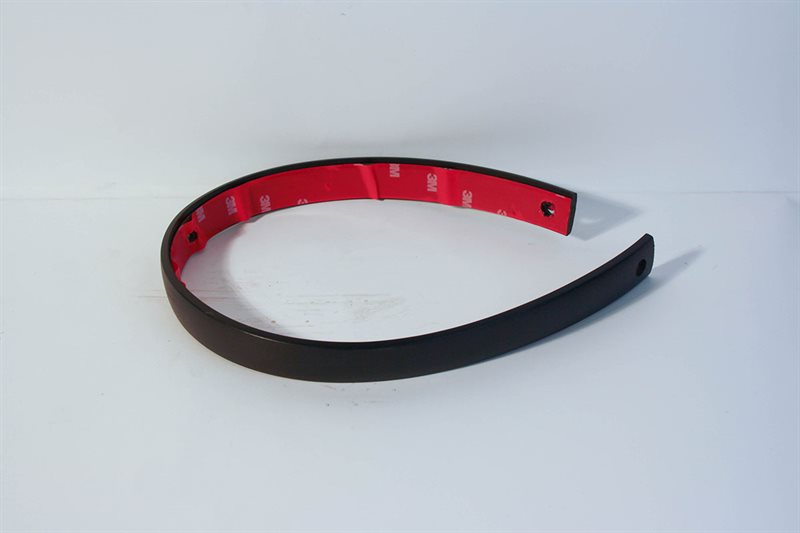 Trim, Black, 1"wx21½"L, w/mounting holes