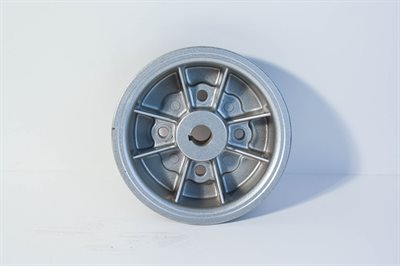 Fælg, 5", indv. m/not, 17 mm aksel