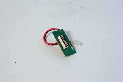 Batteriindikator, m. LED på print