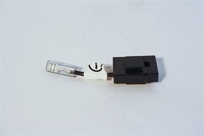 Batteriledning m. sikring Sort. Travel