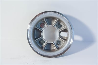 Aluminium Rim 4" med nav (Ø17mm.)